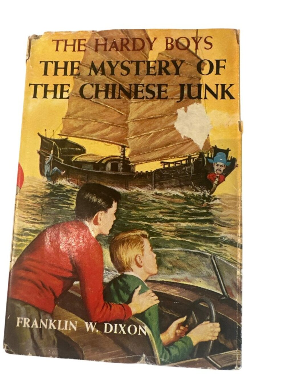 Hardy Boys - The Mystery of the Chinese Junk Hardcover Dust Jacket